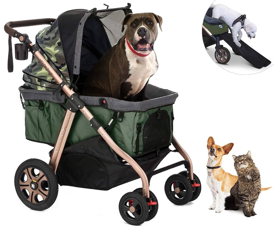 K★★150 HPZ PET ROVER ペットカート TITAN HD HPZ™ PET ROVER TITAN HD Premium Super-size Stroller SUV for
